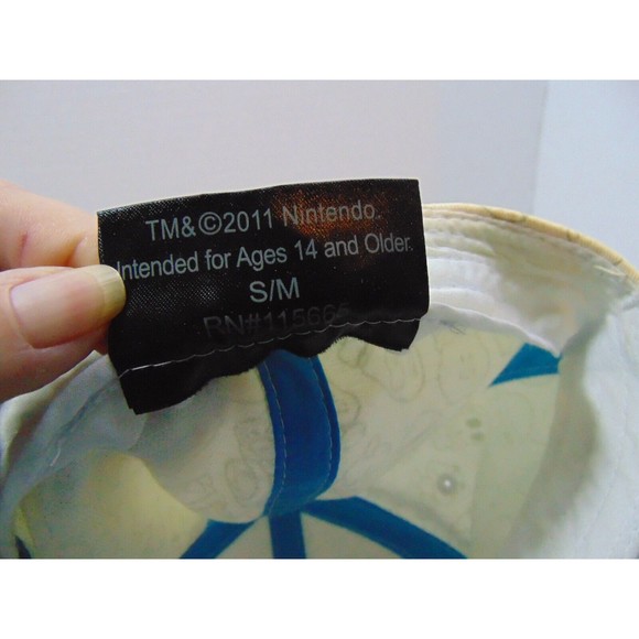 Super Mario Bros Fitted S/M Small Medium Baseball Hat Cap Brand New Flat Bill - Picture 9 of 11